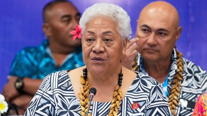 Samoa votes in an election that will decide the fate of its first woman leader