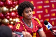 USC WR Ja’Kobi Lane ‘full go’ after breaking his foot in May