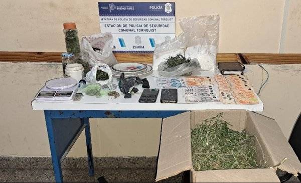 Tornquist: un aprehendido por venta de drogas al menudeo