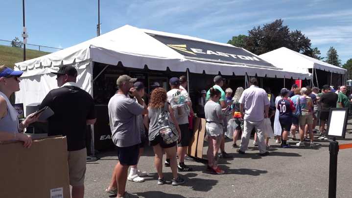 Diving into fun at the Little League Fan Zone