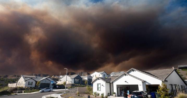 Canyon Fire smoke over parts of Southern California forces Air Quality Alert