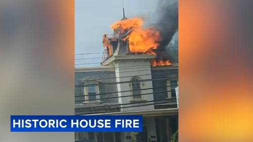 Collegeville fire engulfs home on Main Street; 3 escape safely