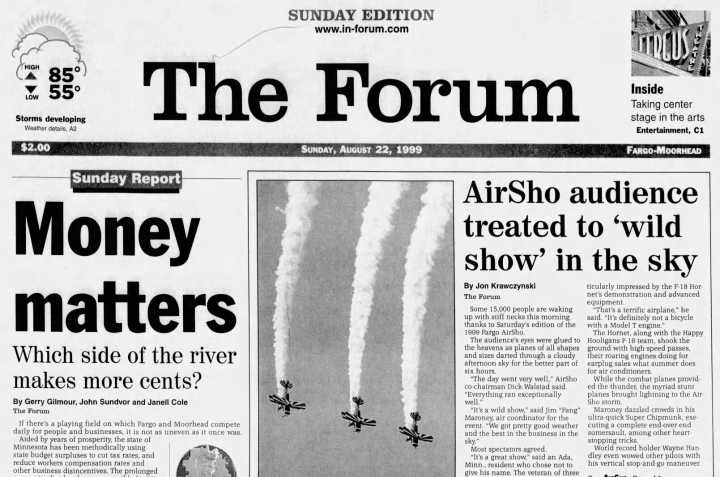 Today in History: A cost-of-living comparison between Fargo and Moorhead