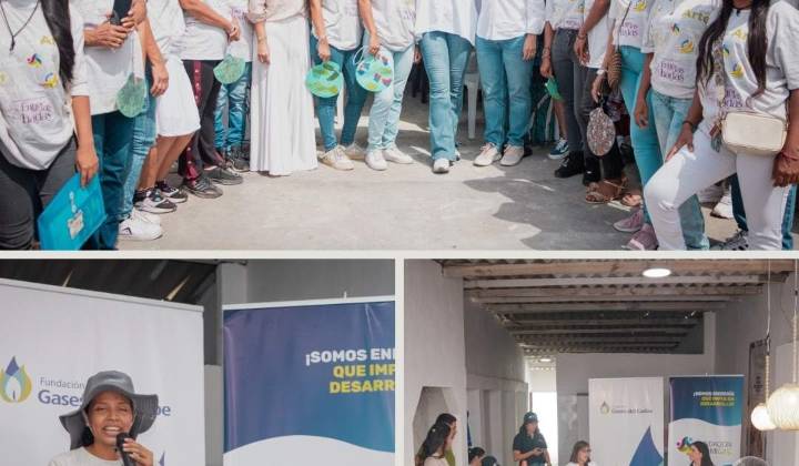 Fundaciones Gases del Caribe y Promigas inauguran punto verde para la recolección y transformación de residuos plásticos en arte