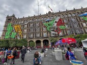 Festejos de Independencia: Ponen color patrio al Zócalo