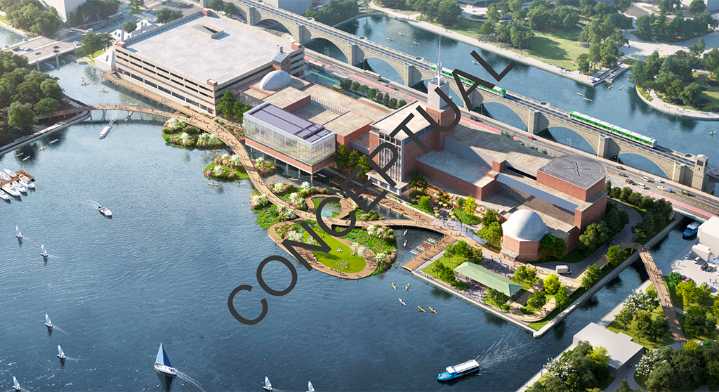 Talk returns of bridge for bikes and pedestrians behind museum, a $302M proposal from 2023