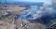 Declarado incendio en Mijas, en la carretera que une Alhaurín El Grande a Fuengirola