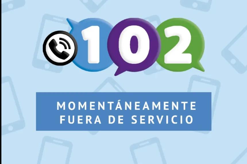 La Línea 102 se encuentra fuera de servicio en la provincia