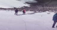 Cae alpinista 500 metros en el Pico de Orizaba y desata operativo de emergencia