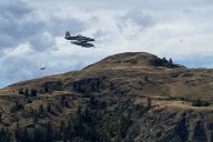 Properties evacuating due to wildfire near Vernon