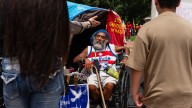 A peace vigil sits near the White House. A congressman wants it gone.