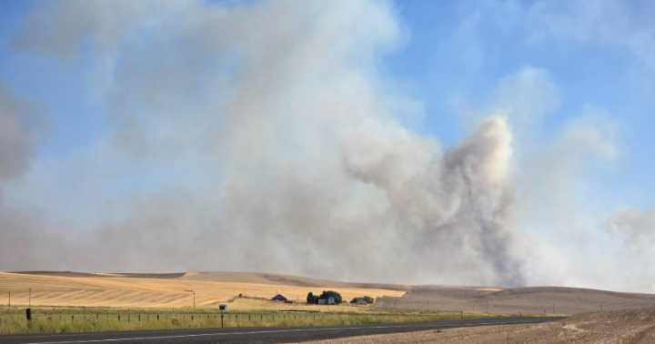 Whitman County's Central Ferry Fire expands to 5,500 acres