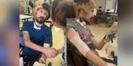 Carrollton police officer struck by car continues long recovery