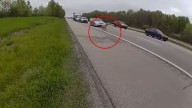 Ohio Highway Patrol Officer Reacts Instantly After Spotting Furry Figure On Busy Interstate