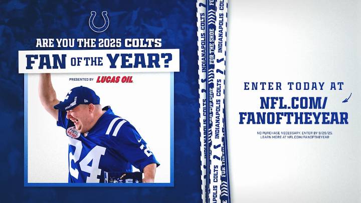 Nominations are open for Colts Fan of the Year and International Fan of the Year