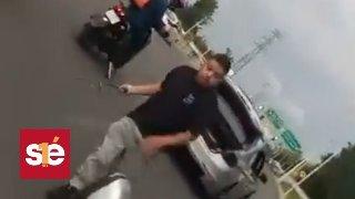 Conductor alcoholizado ataca a familia tras percance vial