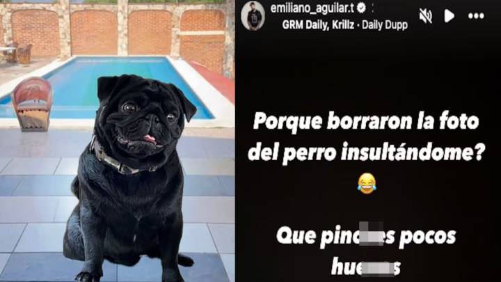 Tras burla de los Aguilar, Emiliano contraataca: "Qué bonita familia de perros"