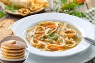 Retro 'pancake soup' recipe sparks comfort food debate