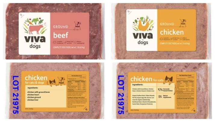 Pet food sold nationwide, including N.Y., recalled for salmonella, listeria risks