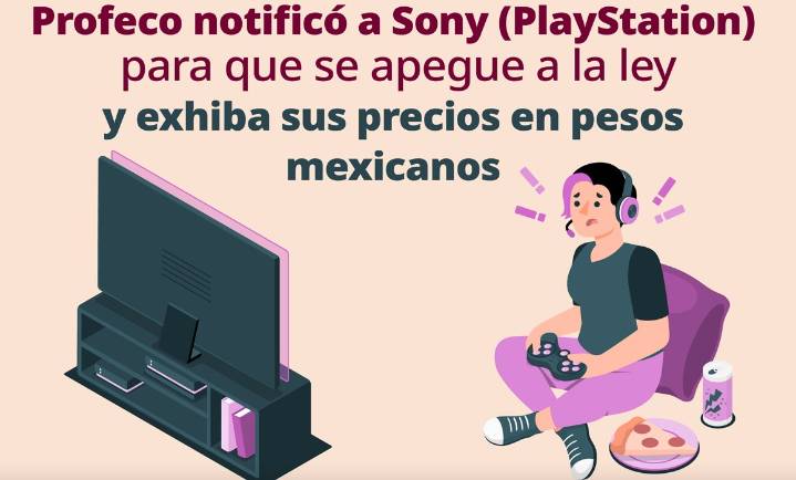 Pide Profeco a Sony exhibir precios en pesos en portal de PlayStation