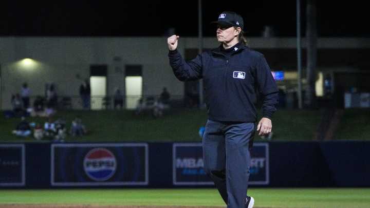 Jen Pawol umpired spring training game in West Palm Beach, set for MLB history