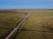Trabajos de alteo, reconformado, bacheo y entoscado de caminos rurales
