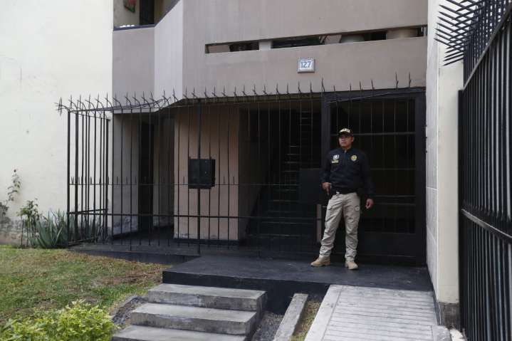 Ministerio Publico realiza allanamiento en vivienda de Nicanor Boluarte