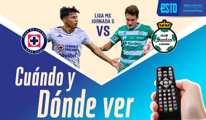 Cruz Azul vs Santos: horario, fecha y transmisión de la jornada 5 del Apertura 2025