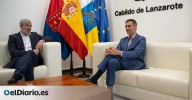 Clavijo pide a Sánchez un decreto que incluya todos los asuntos de la "agenda canaria" y acelerar los traslados de menores a la Península