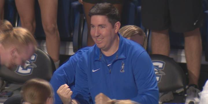 Rosen makes unofficial Creighton volleyball debut in Blue