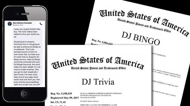 Des Moines karaoke company sued amid contentious trademark dispute