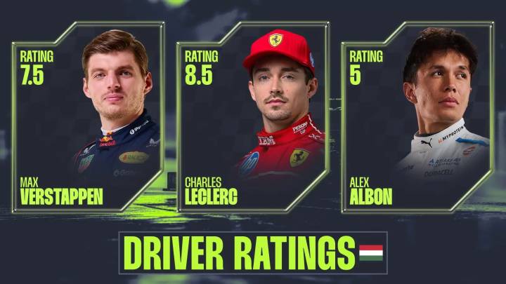 Hungarian GP driver ratings: New low for Hamilton as Norris overcomes Piastri