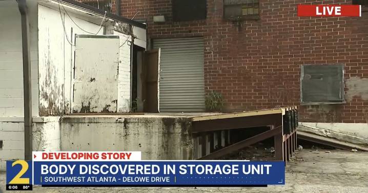 Woman found dead inside storage behind SW Atlanta shopping complex