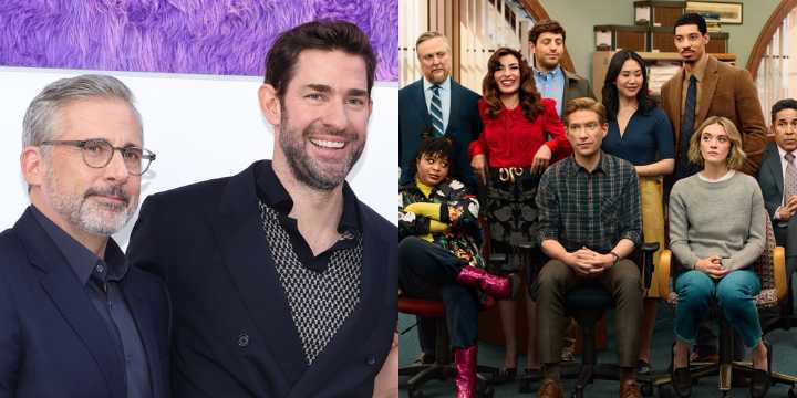‘The Office’ Stars Steve Carell & John Krasinski Surprised ‘The Paper’ Cast on First Day on Set | John Krasinski, Sabrina Impacciatore, Steve Carell, The Office, The Paper | Just Jared: Celebrity News