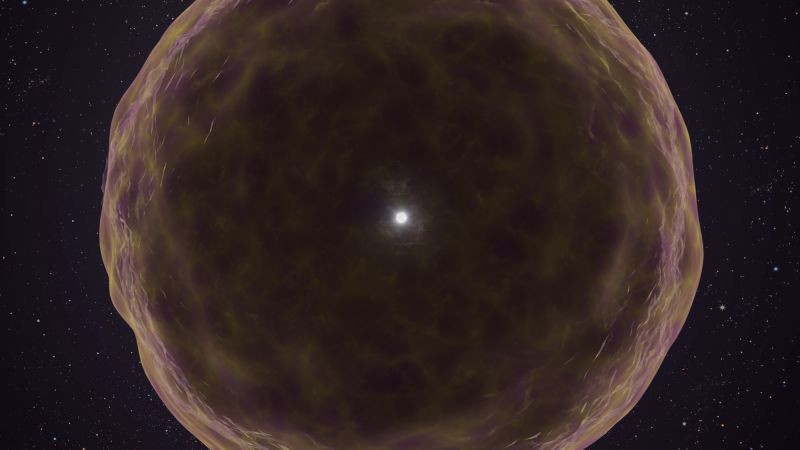 Never-before-seen type of supernova reveals a peek inside a massive star before it dies