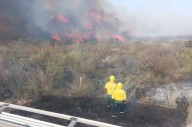 Quema de pastizales destruyó 15 transformadores y dejó sin luz a gran parte del interior santiagueño