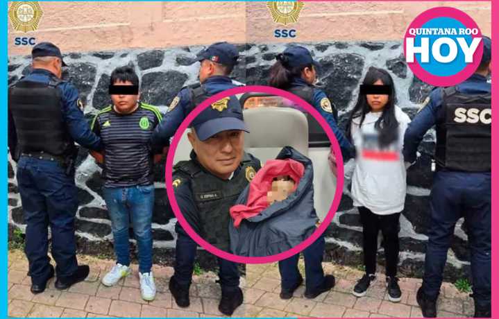 Detienen a pareja por abandonar a recién nacido en calles de Tacubaya