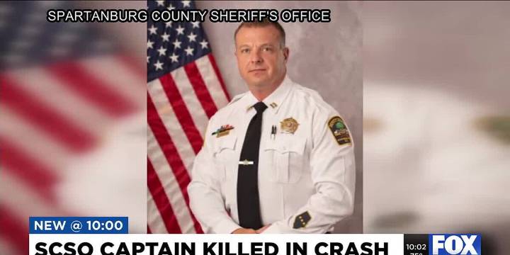 Spartanburg Co. sheriff's office captain killed in crash