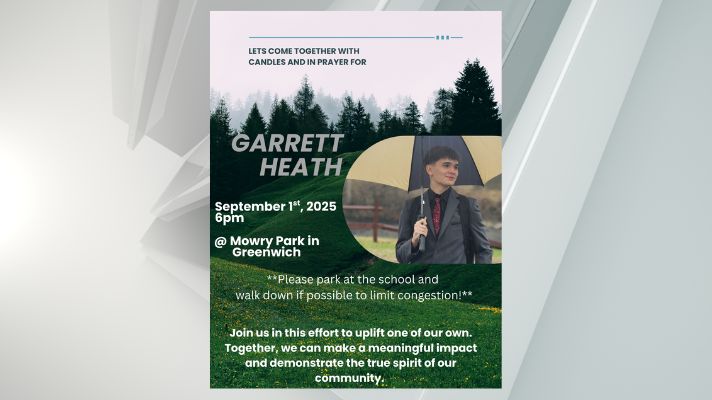 Support gathering in Greenwich for injured student