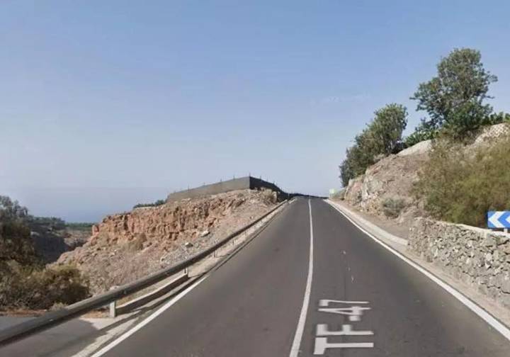 Fallece un motorista en un accidente de tráfico en Adeje