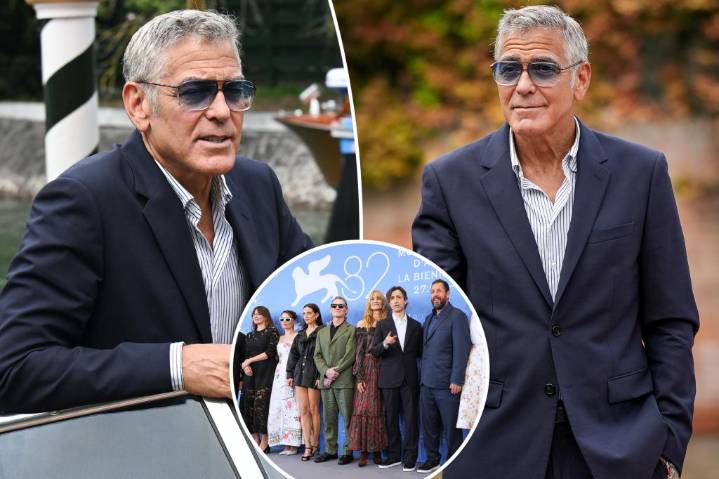 George Clooney abruptly backs out of Venice Film Festival appearances over illness