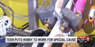 Teen puts hobby to work for special cause