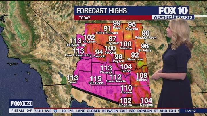 Arizona weather forecast: Record highs expected in Phoenix this week