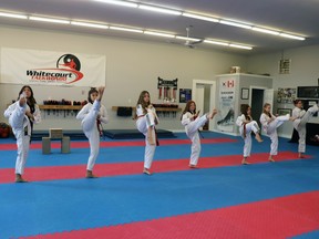 Whitecourt, Mayerthorpe students master martial arts, thanks to Whitecourt Taekwondo