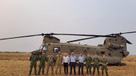 Despliegue de medios del ejército y de Europa para los incendios de León: de los Canadair a los Chinook