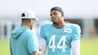 Chop Robinson carted off during Dolphins