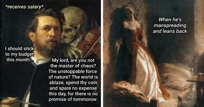 50 Paintings Perfectly Suited For Memes, Courtesy Of “Art Memes Central” (New Pics)