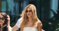 Bella Hadid Revives Butter Yellow in 2000s Mini Dress & Matching Heels