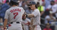 Laureano singles in Bogaerts in the 10th as the Padres walk