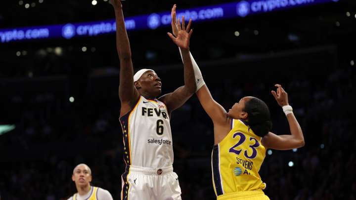 Indiana Fever vs Los Angeles Sparks photos in WNBA action